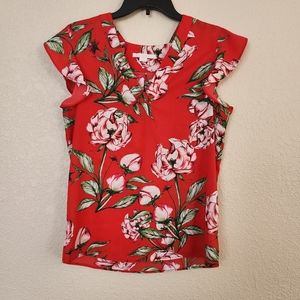 C&E Floral Top